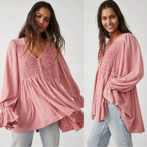 Free People Tops - Free People Don't Call Me Baby Tunic XS